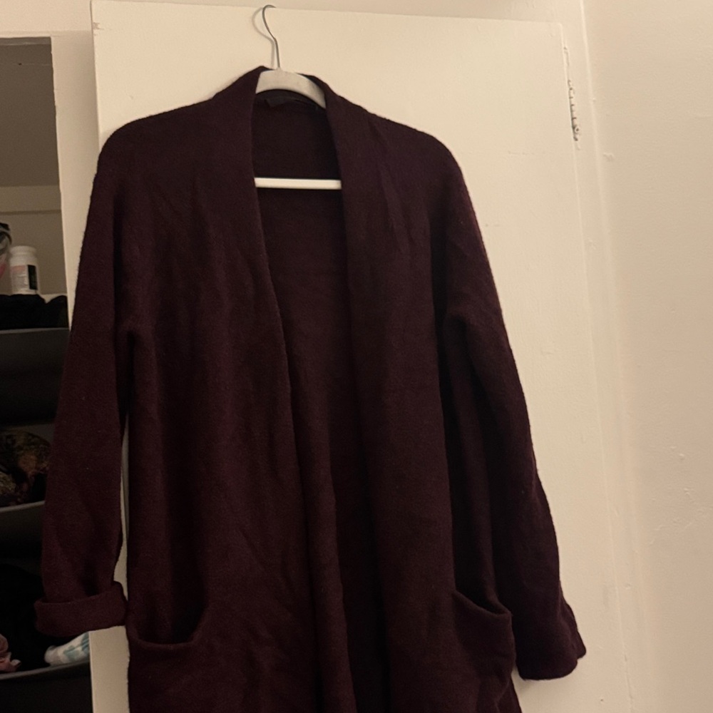 Jenni Kayne Deep Burgundy Cardigan